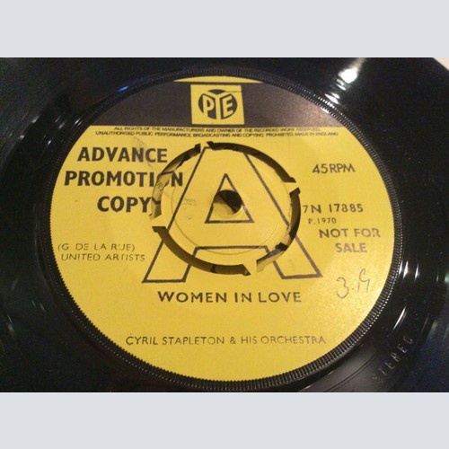 Cyril Stapleton & His Orchestra* - Women In Love (7", Promo)