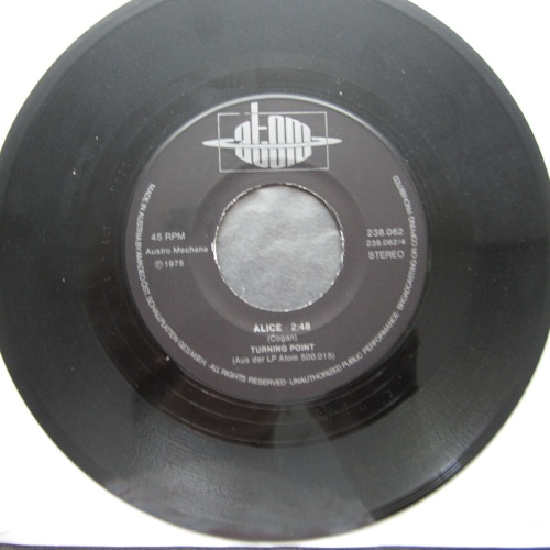 Single / Turning Point – Alice / Baby all i need is you / AUT Press /