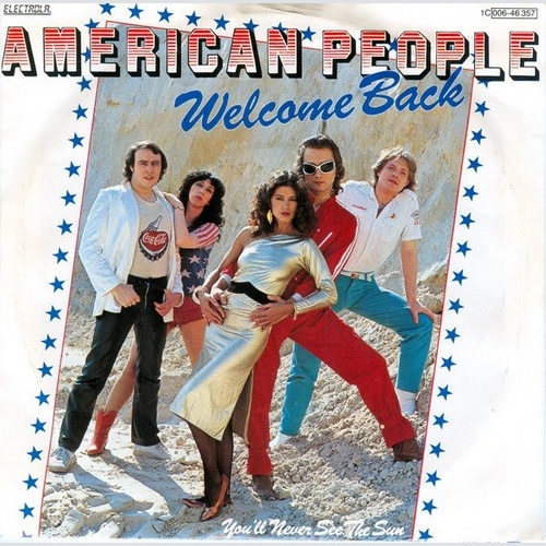American People - Welcome Back (7", Single)