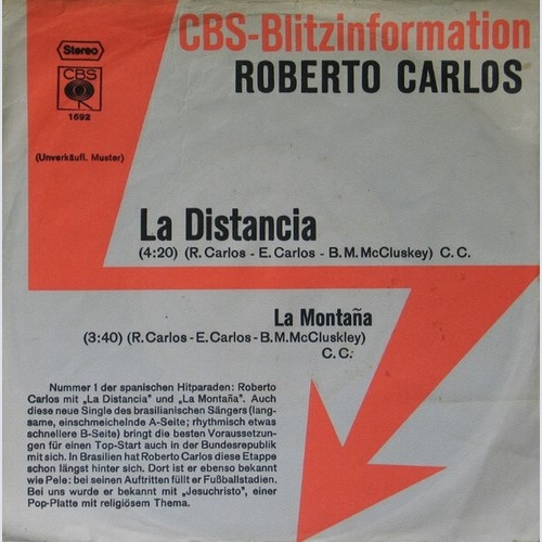 Roberto Carlos - La Distancia  (7", Single, Promo)