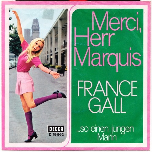 France Gall - Merci, Herr Marquis  (7", Single)