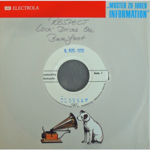 Respect (6) - Love Drives On (7", Single, Promo)