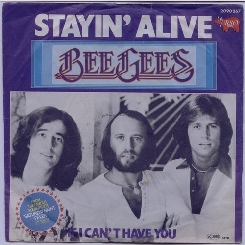 Bee Gees - Stayin' Alive (7", Single)
