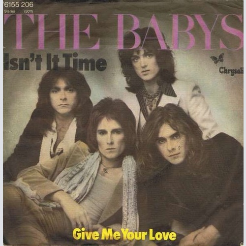 The Babys - Isn't It Time (7", Single)