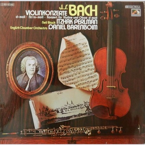 J. S. Bach* - Itzhak Perlman, Daniel Barenboim, Neil Black (3), The English C...