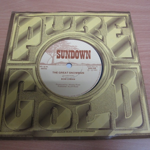 Single / Bob Luman ?– The Great Snow Man   /  Press / RAR