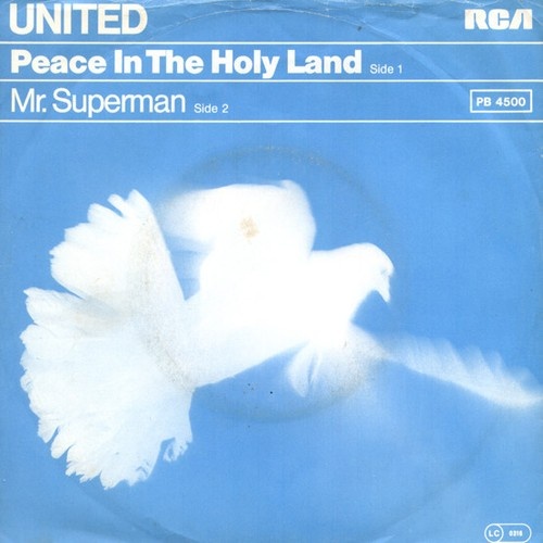 United (8) - Peace In The Holy Land (7", Single)
