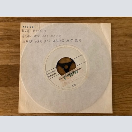 Ralf Bendix - Blau Wie Das Meer (Love Is Blue) (7", Single, TP)