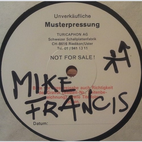 Mike Francis - Dreams Of A Lifetime (12", TP)