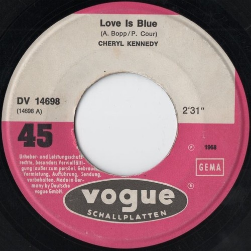 Cheryl Kennedy - Love is Blue (7", Single)