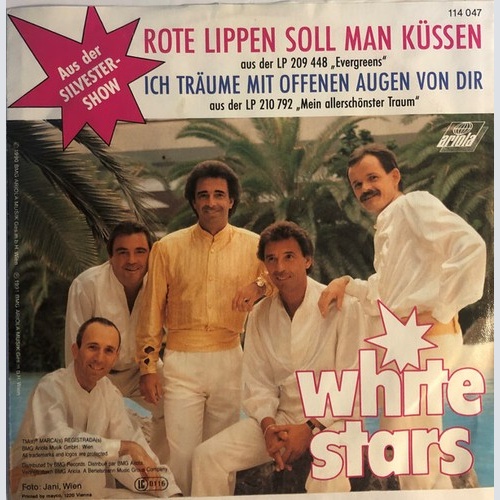 White Stars - Rote Lippen Soll Man Küssen (7", Single)