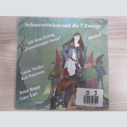 CD / SCHNEEWITTCHEN UND DIE 7 ZWERGE / GARY LUX-PETER RAPP / AUSTRIA / RARITÄT /