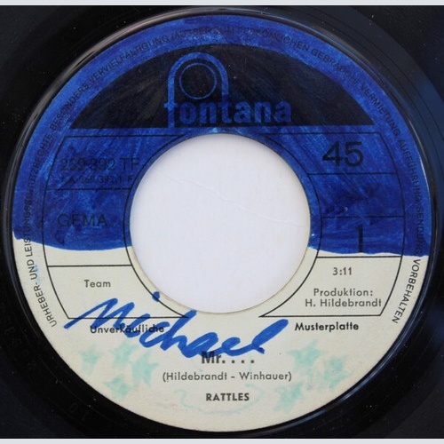 Rattles* - Mr. (7", Single, Promo)