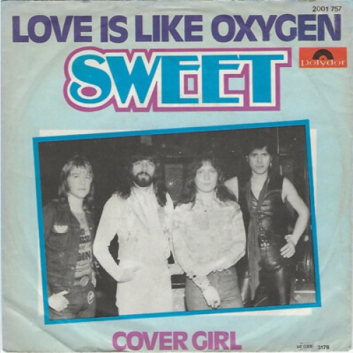 Sweet* - Love Is Like Oxygen (7", Single)