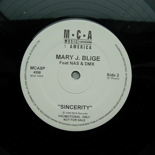 Mary J. Blige - All That I Can Say/ "Sincerity" (12", Promo)