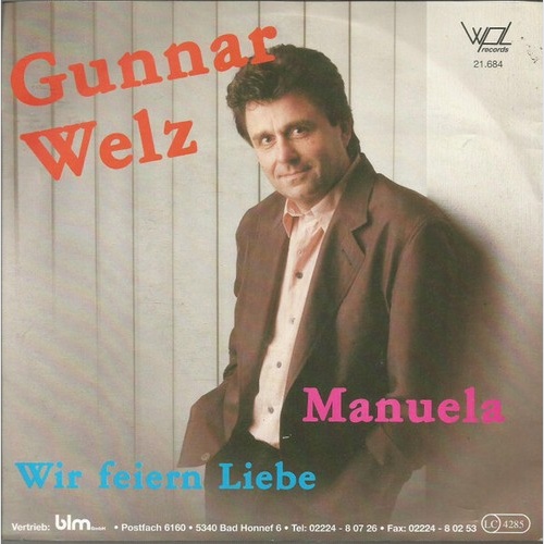 Gunnar Welz - Manuela (7", Single)