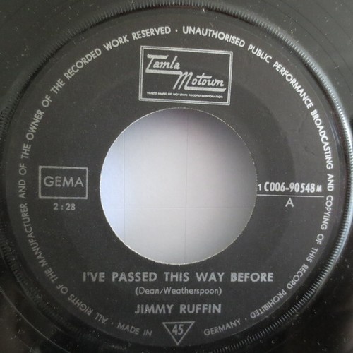 Jimmy Ruffin - I've Passed This Way Before / Tomorrow's Tears (7", Single, Mono)