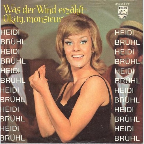 Heidi Brühl - Was Der Wind Erzählt (7", Single, Mono)