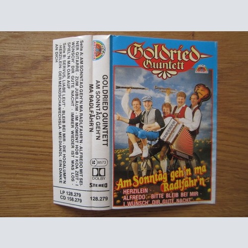 Goldried Quintett - Am Sonntag Geh'n Ma Radlfahr'n (Cass, Album)