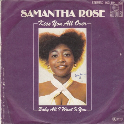 Samantha Rose - Kiss You All Over (7", Single)