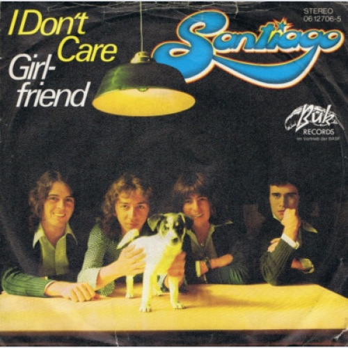 Santiago (9) - I Don't Care  (7", Single)