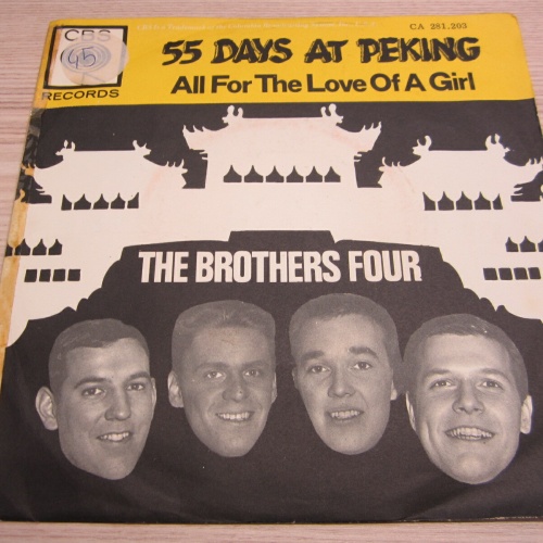 Single /  The Brothers Four ?– 55 Days At Peking / NL PRESS /  RAR /