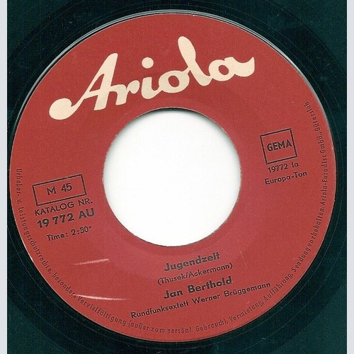 Jan Berthold - Jugendzeit (7", Single, Mono)