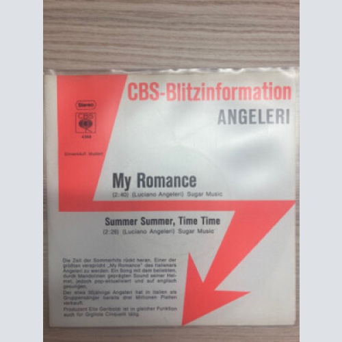 Luciano Angeléri - My Romance (7", Single, Promo)