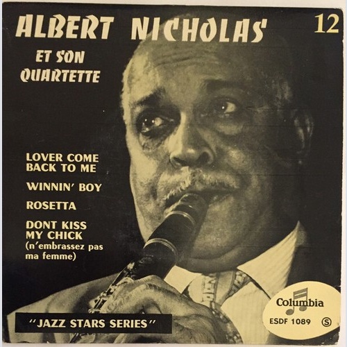 Albert Nicholas Et Son Quartette - 12 - Lover Come Back To Me (7", EP)