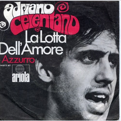 Adriano Celentano - La Lotta Dell'Amore (7", Single, Mono)