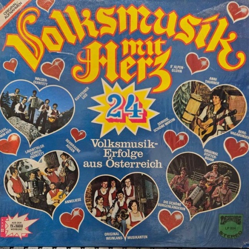 Various - Volksmusik Mit Herz - 24 Volksmusik-Erfolge Aus Österreich (LP, Comp)