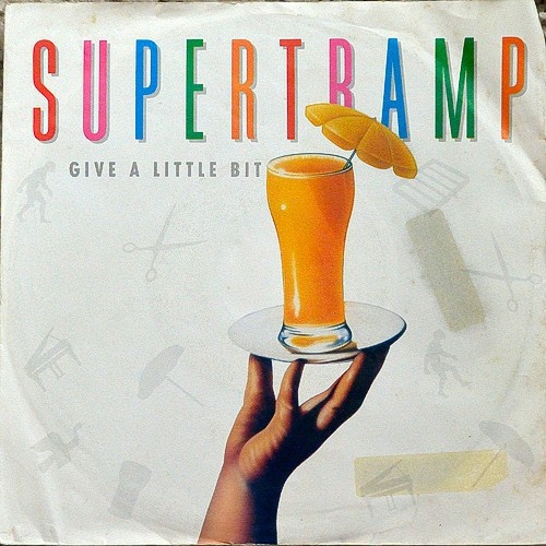 Supertramp - Give A Little Bit (7", Single, RE)