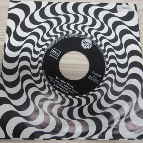 Single /  Elvis Presley ?– Wooden Heart    / DE PRESS / RAR /