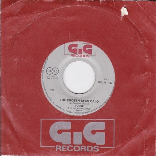 The Vogue (2) - The Frozen Seas Of Io / Dancing In Trance (7", Single)