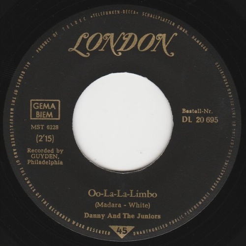 Danny & The Juniors - Oo-La-La-Limbo / Now And Then (7", Single)