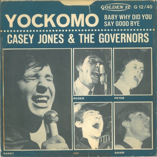 Casey Jones & The Governors - Yockomo (7", Single, Mono)