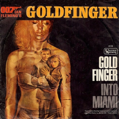 John Barry And His Orchestra* - Goldfinger (7", Mono)