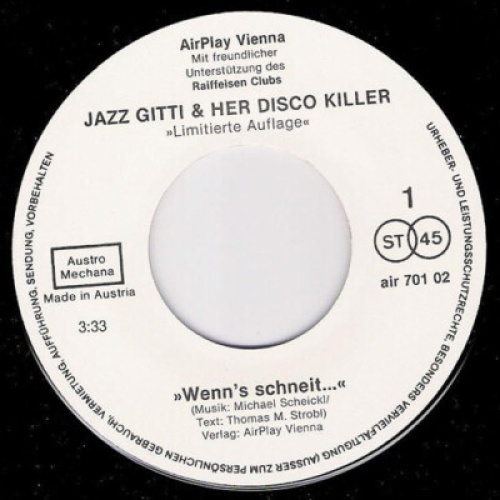 Jazz Gitti And Her Disco Killers - Wenn's Schneit (7", Ltd)