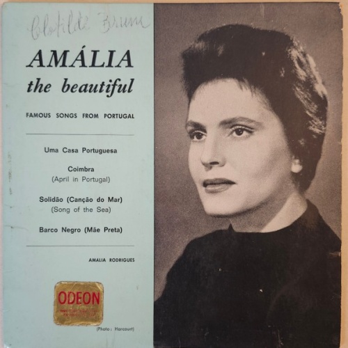 Amália Rodrigues - Amália The Beautiful (Famous Songs From Portugal) (7", EP,...