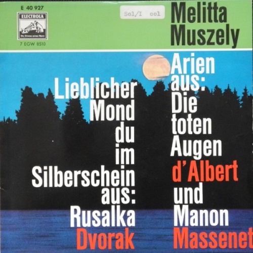 Melitta Muszely - Lieblicher Mond Du Im Silberschein (7", EP)