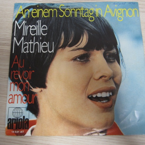 Single /  Mireille Mathieu ?– An Einem Sonntag In Avignon / DE   PRESS /  RAR /