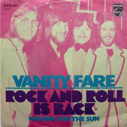 Vanity Fare - Rock And Roll Is Back / Making For The Sun (7", Single)