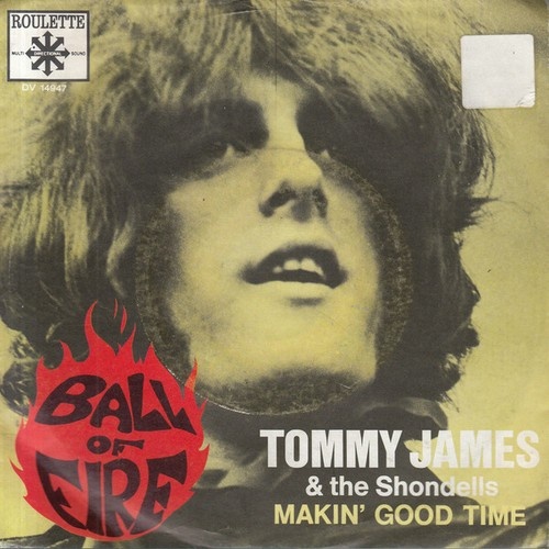 Tommy James & The Shondells - Ball Of Fire (7", Single)