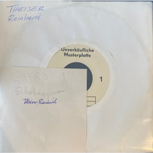 Reinhard Theiser - Drunt In Der Schottergruabm (7", Single, TP)