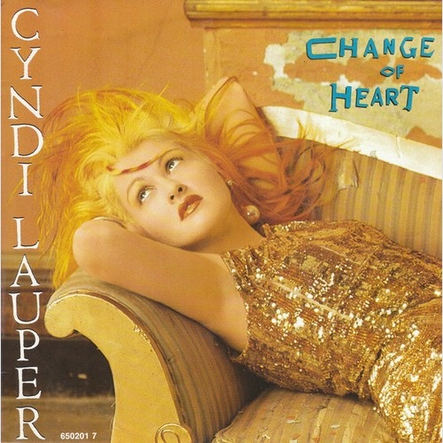 Cyndi Lauper - Change Of Heart (7", Single)