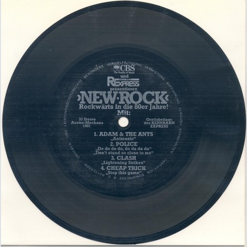 Various - "New Rock" Rockwärts In Die 80er Jahre (Flexi, 7")
