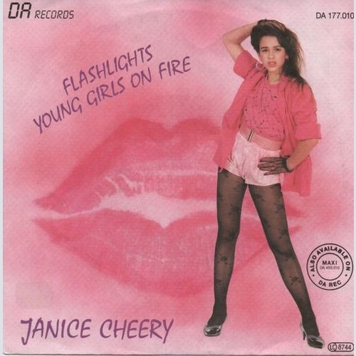Janice Cheery - Flashlights / Young Girls On Fire (7", Single)