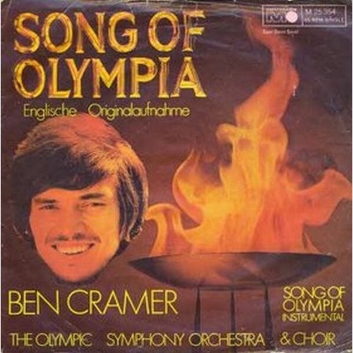 Ben Cramer, The Olympic Symphony Orchestra & Choir - Song Of Olympia (7", Sin...