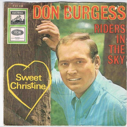 Don Burgess - Riders In The Sky / Sweet Christine (7", Single)