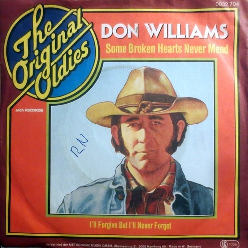 Don Williams (2) - Some Broken Hearts Never Mend (7", Single)
